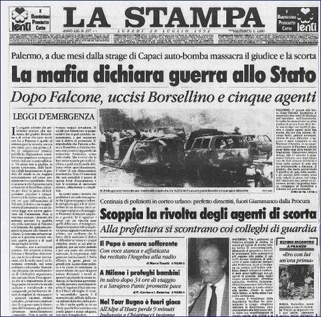 1992, Superfalcone, Borsellinoman